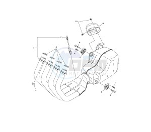 XJ6-S DIVERSION 600 drawing EXHAUST