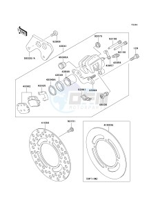 KX 85 A [KX85] (A1-A5) [KX85] drawing REAR BRAKE-- A1 - A3- -