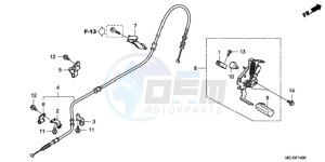 NSA700A9 KO / MME drawing PARKING BRAKE