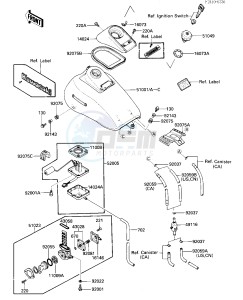 ZL 1000 A [ZL1000 ELIMINATOR] (A1) drawing FUEL TANK