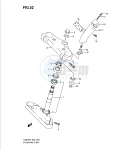 VZ800K9 drawing STEERING STEM