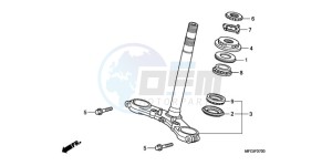 CB600F3A Australia - (U / ST) drawing STEERING STEM