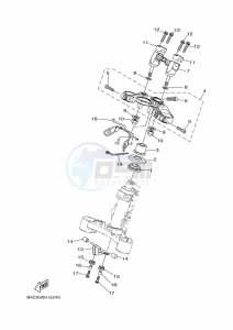 MT-07 ABS MTN690-U (B8M2) drawing STEERING