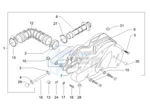 X9 500 Evolution 2006-2007 drawing Air filter