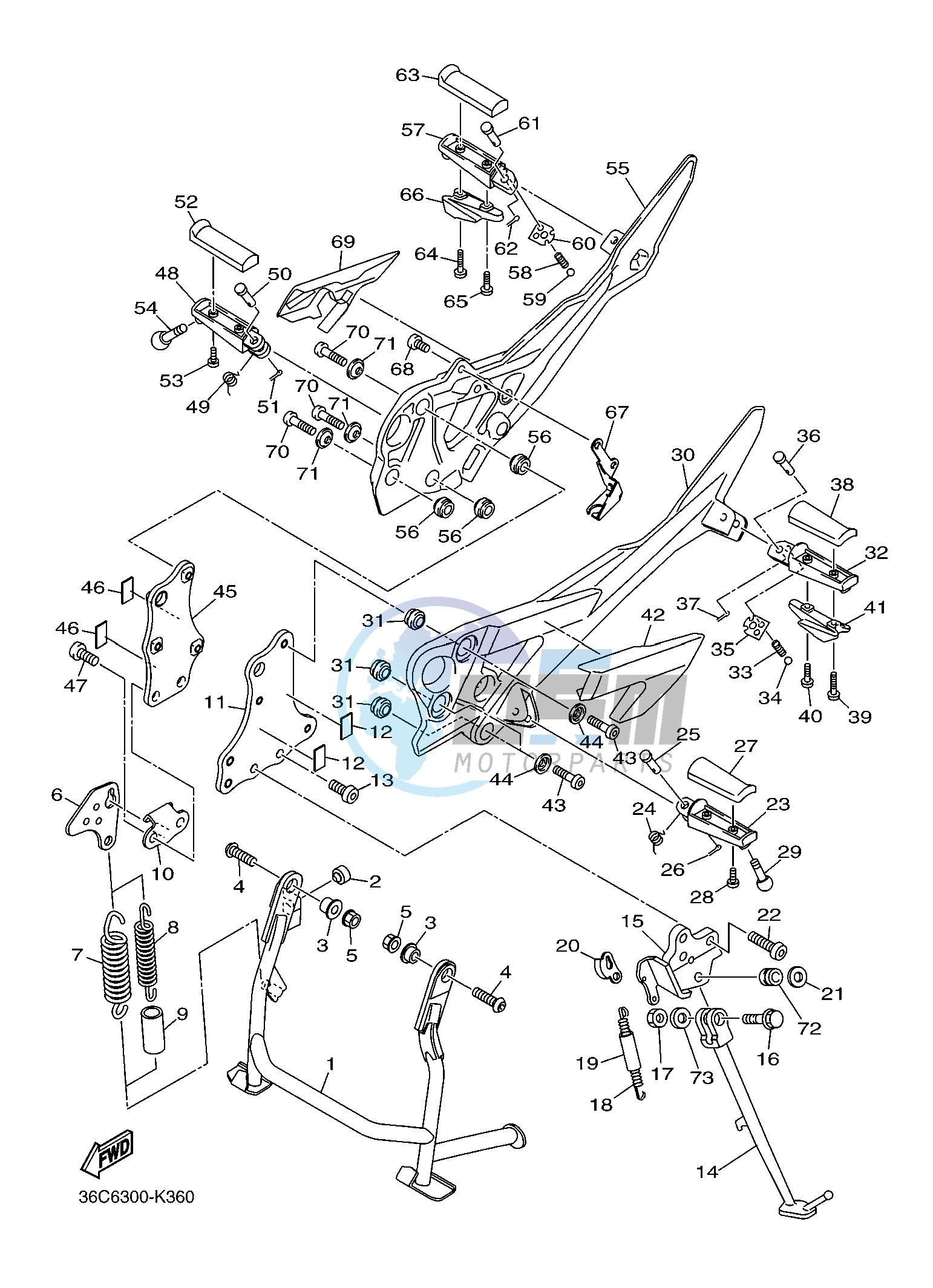 STAND & FOOTREST