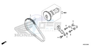 TRX420FE1F TRX420 Europe Direct - (ED) drawing CAM CHAIN/ TENSIONER