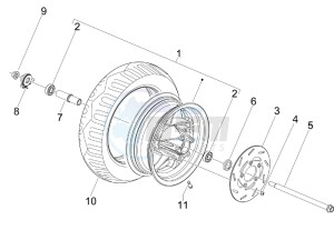 Stalker 50 drawing Front wheel