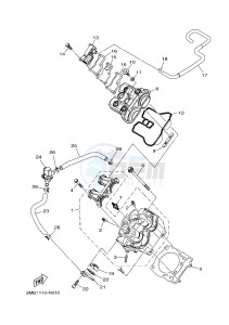 YXE700E YXE70WPAH WOLVERINE R-SPEC EPS (BW12) drawing CYLINDER HEAD