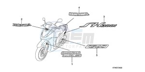 SH300A9 ED / ABS TBX drawing MARK