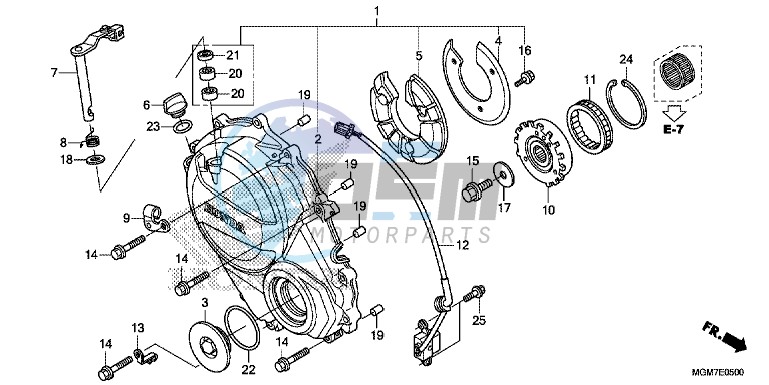 RIGHT CRANKCASE COVER