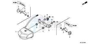 CBR600RRC drawing TAILLIGHT