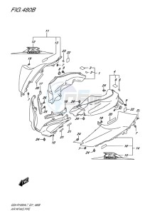 GSX-R1000 EU drawing AIR INTAKE PIPE (YKV,YVZ)