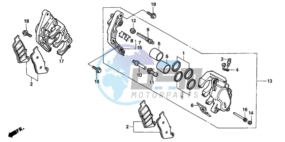 FRONT BRAKE CALIPER