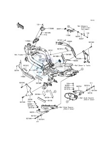 ER-6F EX650EGF XX (EU ME A(FRICA) drawing Frame Fittings