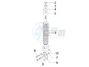 S 125 4T ie E3 Vietnam drawing Rear suspension - Shock absorber - s