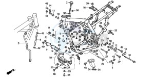 NX500 DOMINATOR drawing FRAME BODY