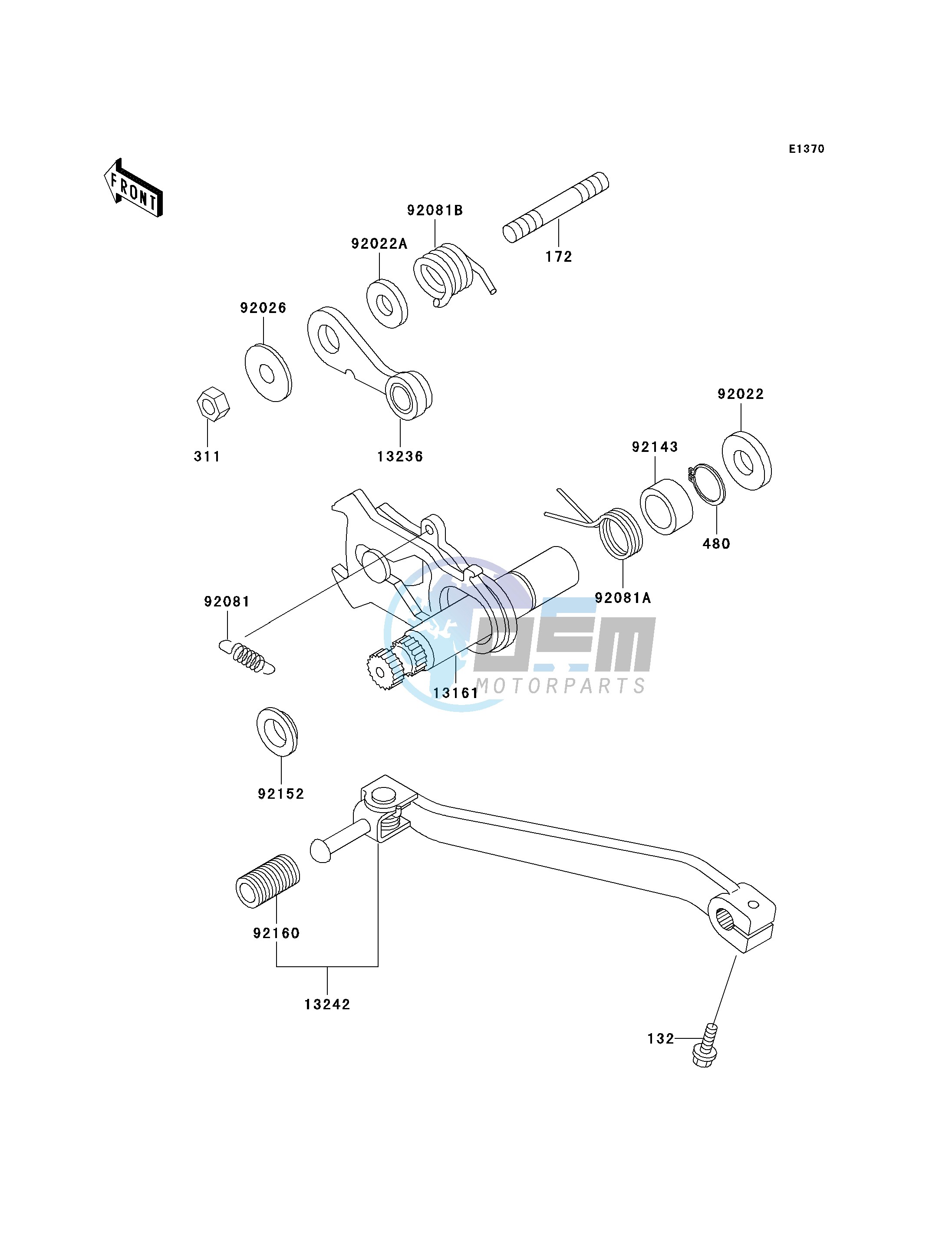 GEAR CHANGE MECHANISM