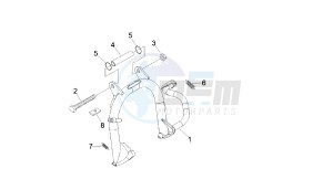 BOULEVARD - 100 CC 4T drawing STAND