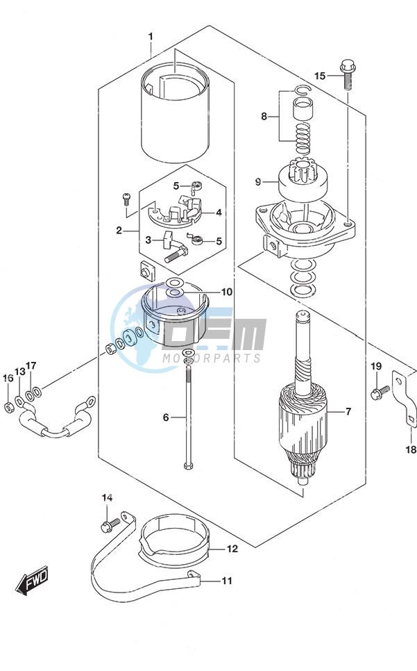 Starting Motor Remote Control