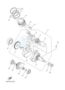 TT-R125 TT-R125LWE (19CT 19CU) drawing CRANKSHAFT & PISTON