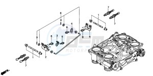 VFR800 drawing THROTTLE BODY (COMPONENT PARTS)