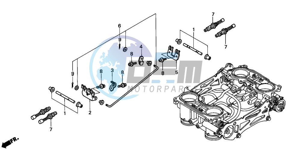 THROTTLE BODY (COMPONENT PARTS)