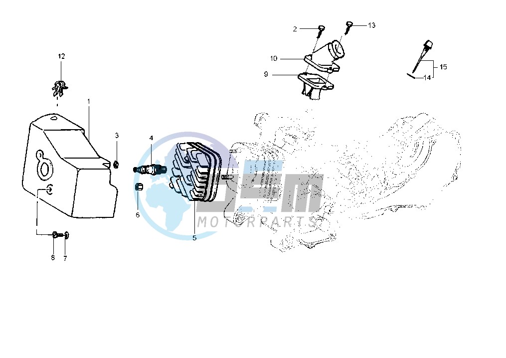 Cylinder head - Induction Pipe