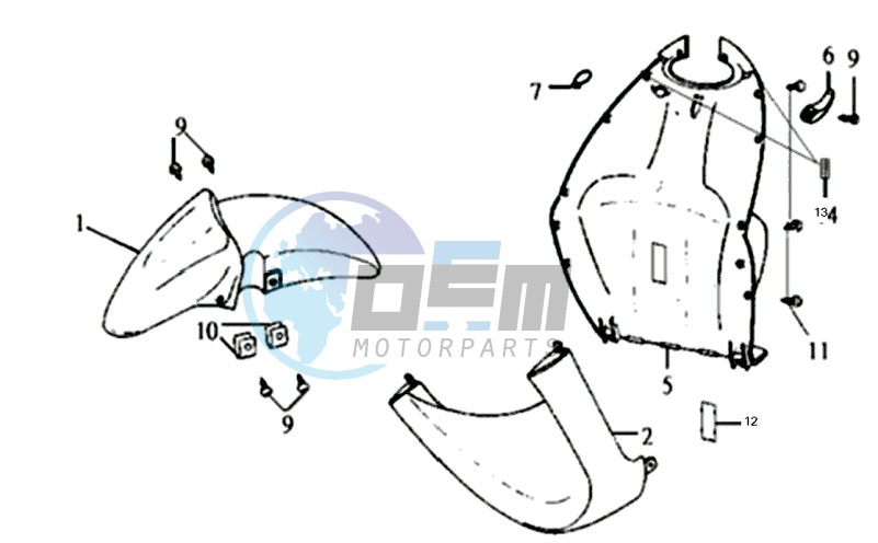 FR PLATE / FRONT FENDER