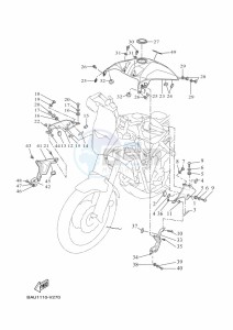 XTZ690 XTZ7N (BHL1) drawing FUEL TANK 2