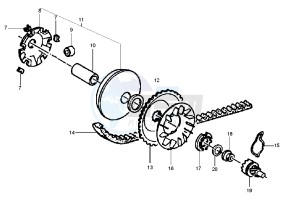 ET4 50 drawing Driving pulley