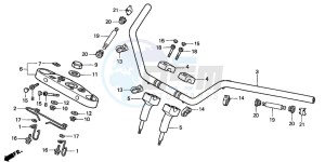 VT1100C2 drawing HANDLE PIPE/TOP BRIDGE