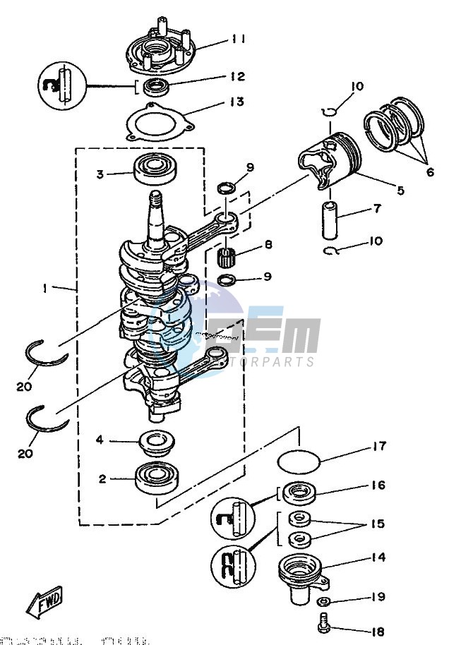 CRANKSHAFT--PISTON