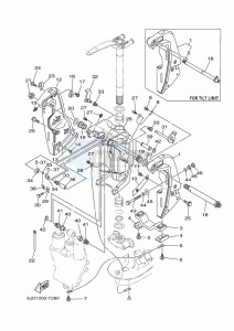 FL300BETX drawing FRONT-FAIRING-BRACKET