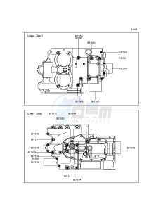 W800 EJ800AFF GB XX (EU ME A(FRICA) drawing Crankcase Bolt Pattern