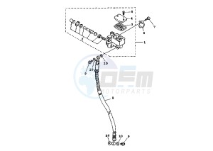 XC K CYGNUS R 125 drawing FRONT BRAKE PUMP