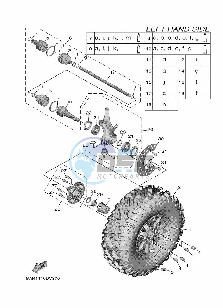 FRONT WHEEL