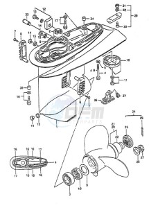 DT 55 drawing Gear Case