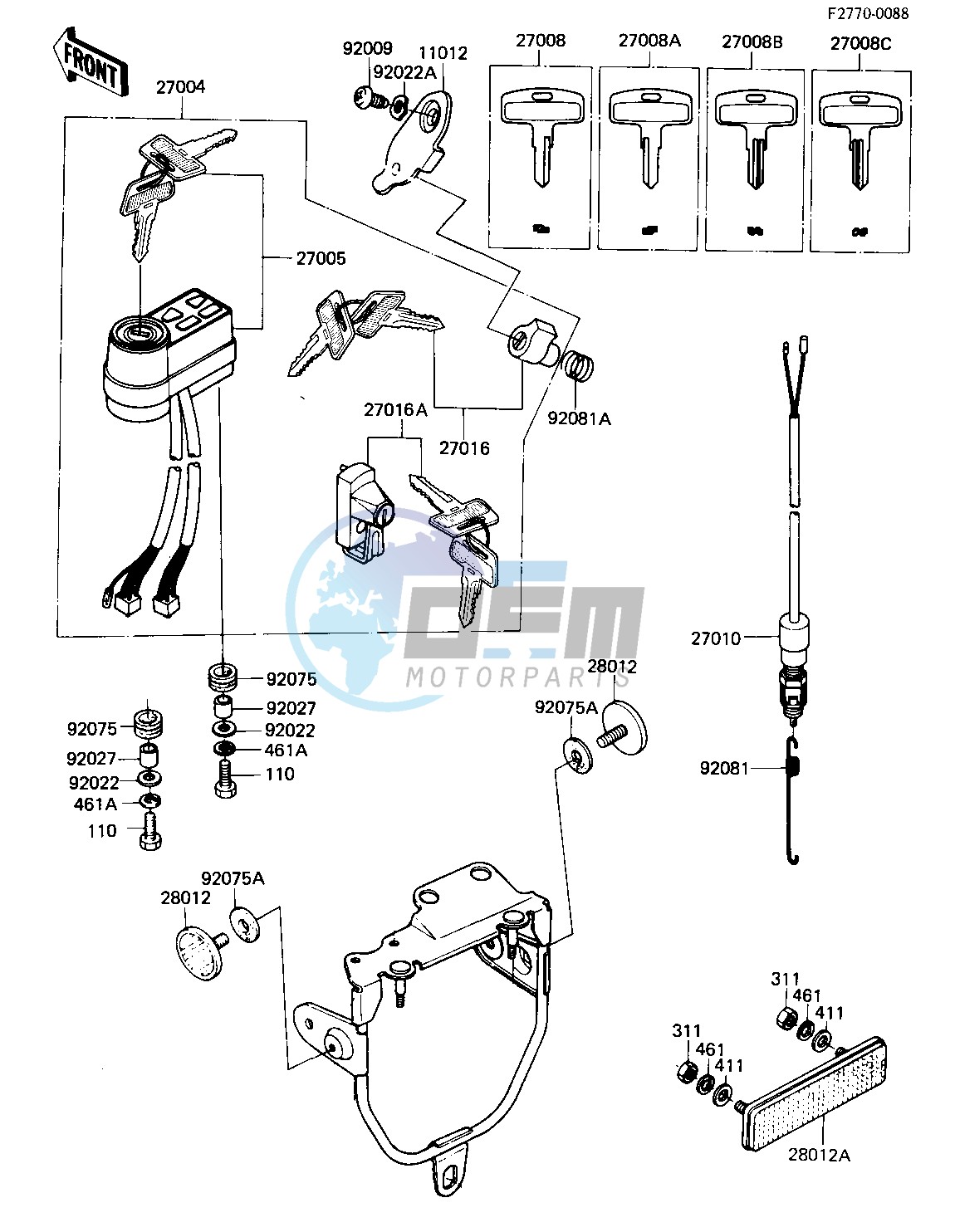 IGNITION SWITCH_LOCKS_REFLECTORS