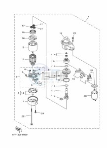 F100FETL drawing STARTER-MOTOR