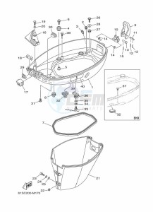 FT50CETL drawing BOTTOM-COWLING