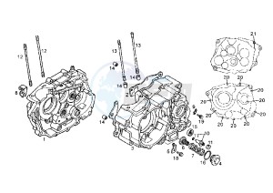 SENDA R - 125 drawing CRANKCASE