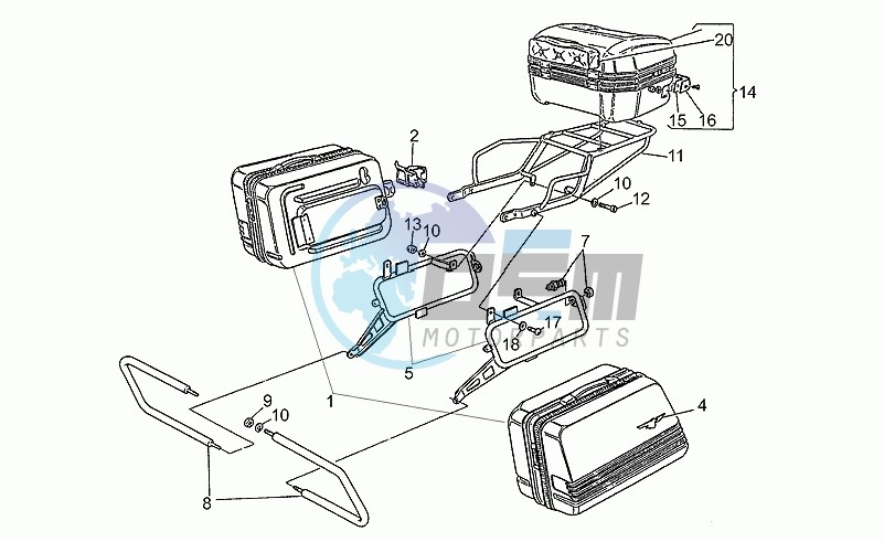 Saddlebags, pair