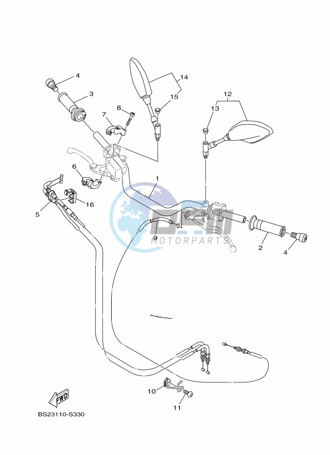 STEERING HANDLE & CABLE