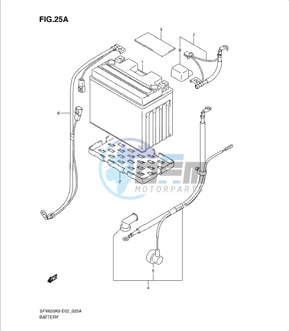 BATTERY (SFV650/A K9 - L0)