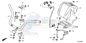 TRX420FAD TRX420 Europe Direct - (ED) drawing HANDLE PIPE