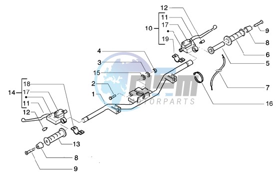 Handlebars-master cylinders