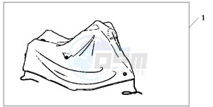 CBR600F drawing BODY COVER L