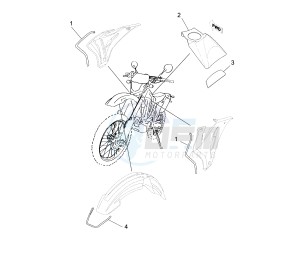 WR F 450 drawing GUARD EURO KIT