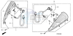 SH300A9 UK - (E / ABS MKH) drawing FRONT WINKER