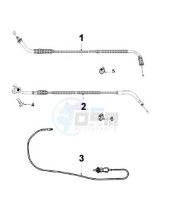 DJANGO 125 HERITAGE drawing CABLES